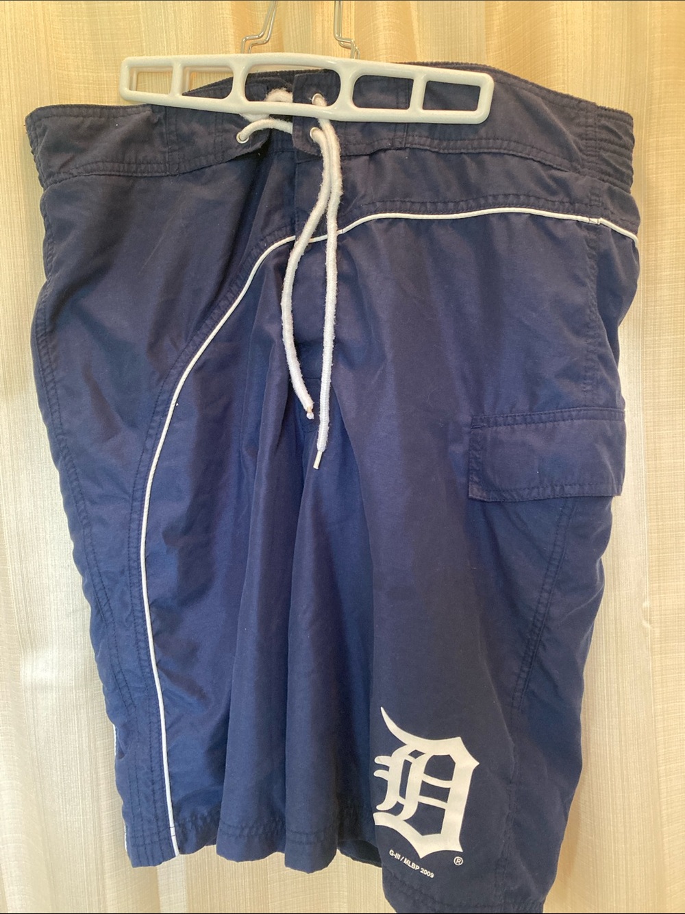 Genuine Merchandise Navy and White Men's Swim Hybrids